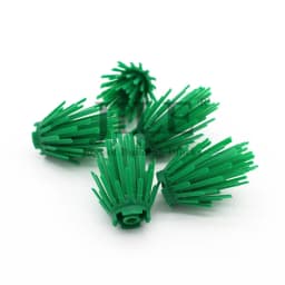 10pcs Moc Plant Prickly Bush 2x2x4 Building Blocks 6064 Garden Grass DIY Bricks Compatible with City Street View Scene Toys
