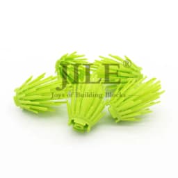 10pcs Moc Plant Prickly Bush 2x2x4 Building Blocks 6064 Garden Grass DIY Bricks Compatible with City Street View Scene Toys