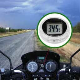 1 Pcs Waterproof Stick-On Mini Motorcycle Digital Thermometer Celsius Mount Motorbike Digital Thermometer Motorcycle Accessories
