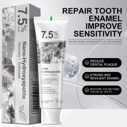 1/2/3Pcs Fluoride-Free Hydroxyapatite Toothpaste Nano-HAP Whitening Gentle Mint Breath Refreshing Stain Removal Oral Care