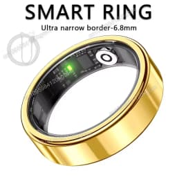 2026 New Smart Ring Heart Rate Blood Pressure Sleep Monitoring Motion Tracking IP68 Waterproof Men Women Smart Ring Holiday Gift