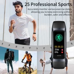LIGE Amoled Smart Watch Smartwatch Band Women Heart Rate Blood Waterproof Connected Smart Bracelet Sport Fitness Tracker Watch