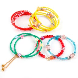Wholesale 100 Loops 0.6mm Thick Memory Beading Steel Wire for DIY Jewelry Findings Bangle Bracelet Creative Handicraft Making