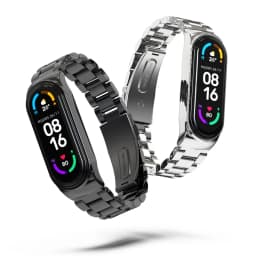 Strap for Mi Band 10 9 8 7 6 5 Metal Correa Mi Band 9 Bracelet Opaska Mi Band 8 Wristband Pulseira Miband 7 Watch Band NFC