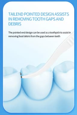500pcs Independent Packaging Oral Cleaning Dental Floss Sticks Portable Cleaning Dental Floss Disposable Dentist Clean Tool