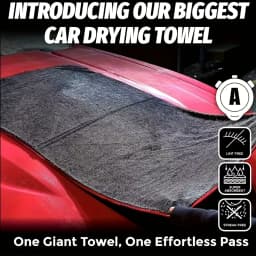 Ultra Absorbent Car Towel XXL Extra Large Microfiber Drying Towel - Ultra Absorbent Thickened Technology with Twist Ring Design
