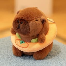 Cute Capybara Plush Toy Hoodie with Wings Simulation Doll Small Size Stuffed Animals Anime Fluffty Toy Birthday Party