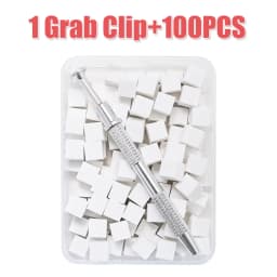 LINMANDA 200/50PCS Nail Sponge Sponge with Grab Pen and Sponge Grab Clip Set Nail Gradient Color Nail Tool Accessories