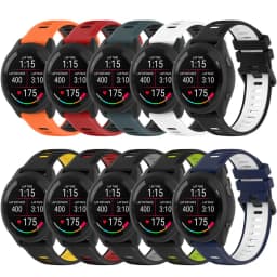 BEHUA 22MM 20MM 18 Replacement Silicone Watchband Sport Watch Strap For Garmin Forerunner 255/265 Wristband Bracelet Accessories