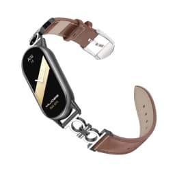Mi Band 10 11 9 8 Leather Strap For MiBand 9 Bracelet Replacement Watchband for Xiaomi Smart Band 8 NFC Version Miband 8 Strap