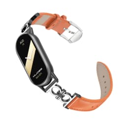 Mi Band 10 11 9 8 Leather Strap For MiBand 9 Bracelet Replacement Watchband for Xiaomi Smart Band 8 NFC Version Miband 8 Strap