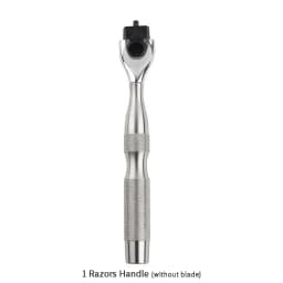 New Shaving Razors Handle 304 Stainless Steel Men Safety Razor Blade Handle Holder Blank Without Blades Manual Cartridge Shaver