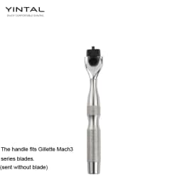 New Shaving Razors Handle 304 Stainless Steel Men Safety Razor Blade Handle Holder Blank Without Blades Manual Cartridge Shaver