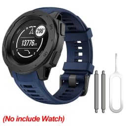 Band For Garmin Instinct with a Soft Silicone Watch Strap - Compatible with Instinct 2/ Solar/ Tactical/Instinct 1