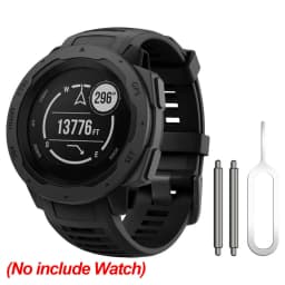 Band For Garmin Instinct with a Soft Silicone Watch Strap - Compatible with Instinct 2/ Solar/ Tactical/Instinct 1