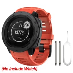 Band For Garmin Instinct with a Soft Silicone Watch Strap - Compatible with Instinct 2/ Solar/ Tactical/Instinct 1