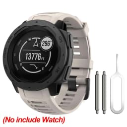Band For Garmin Instinct with a Soft Silicone Watch Strap - Compatible with Instinct 2/ Solar/ Tactical/Instinct 1