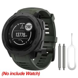 Band For Garmin Instinct with a Soft Silicone Watch Strap - Compatible with Instinct 2/ Solar/ Tactical/Instinct 1
