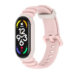 Strap for Mi Band 7 6 5 Silicone Bracelet for Xiaomi Mi Band 6 Strap Man Woman Breathable Rubber Watchband