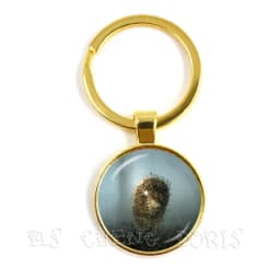 Little Hedgehog In The Fog Key Chains 25mm Glass Dome Keychain Yozhik v tumane Creative Jewelry For Women Men Kids Gift