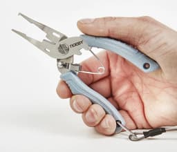 NOEBY Fishing Pliers Stainless Steel Multifunctional Split Ring Cutting Line Pliers Remove Hooks Tool Goods for Fishing Tackle