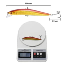Floating Minnow Fishing Lure 10cm 9.5g 3D Eyes Crankbait Wobblers Artificial Plastic Hard Bait Bass Pike Jerkbait Fishing Tackle