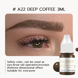AIMOOSI Professional Microblading Pigment for Nano Brows | REACH Certified Permanent Makeup Tattoo Ink for PMU Artist | 3ml