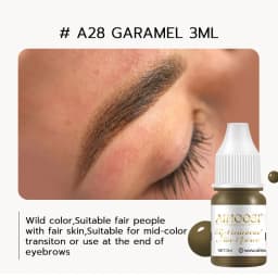 AIMOOSI Professional Microblading Pigment for Nano Brows | REACH Certified Permanent Makeup Tattoo Ink for PMU Artist | 3ml