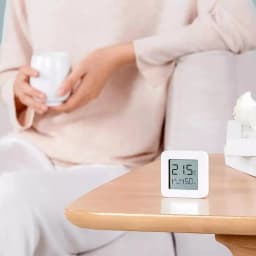Original Mijia Bluetooth Thermometer 2 Wireless Smart Electric Digital Humidity Thermometer Sensor Monitor Works with Mijia APP