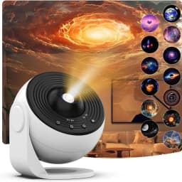Night Light Galaxy Projector Starry Sky Projector 360° Rotate Planetarium Lamp For Kids Bedroom Valentines Day Gift Wedding Deco