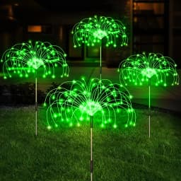 LED Solar Firework Lamp Outdoor Garden Decor Pathway Fairy Lights Waterproof Christmas Yard Balcony Patio Lawn Solar Light