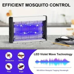 JOYINLED Mosquito Killer Lamp UV Light Insect Trap Fly Catcher for Bedroom Indoor Pest Control Anti Mosquito Repellent Fly Trap