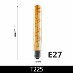 E14 E27 Spiral Light G80 G95 G125 LED Filament Bulb 220V 4W 2200K Retro Vintage Lamps Decorative Lighting Dimmable Edison Lamp