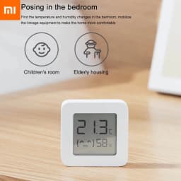 Xiaomi MIJIA Smart Hygrometer Thermometer 2 Bluetooth Wireless Electric Digital Hygrometer Thermograph With Mijia APP Smart Home