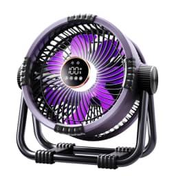 Camping Fan 20000mAh Rechargeable Battery Wireless Portable Outdoor Camping Fan Tent Ceiling Fan with Hook and LED AirCirculator
