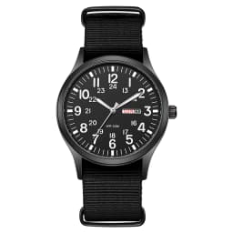 2024 TPW Field Watch Easy Reading Fabric Strap 24 Hours Display Quartz Movement