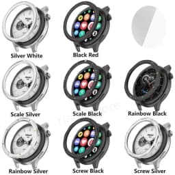Metal Bezel Ring For Xiaomi Watch S4 S3 Protector with Film Watch Case Cover For Watch Bezel Shell S3 ESIM S4 ESIM Accessories