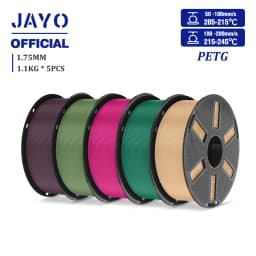 JAYO PLA/PLA META/PETG/SILK/PLA+/Wood/ ABS/Marble 3D Printer Filament 1.75mm 5KG 3D Printing Materials for 3D Printer&3D Pen