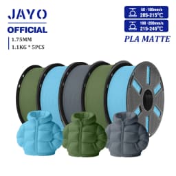 JAYO PLA/PLA META/PETG/SILK/PLA+/Wood/ ABS/Marble 3D Printer Filament 1.75mm 5KG 3D Printing Materials for 3D Printer&3D Pen