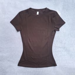 Summer Short Sleeve Yoga Top Women Workout Gym Crop Top Slim Fit Round Neck Yoga Shirt Seamless Sports Stretchy Shirts