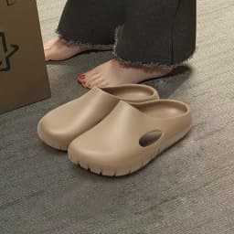 EVA Bread Men's Anti-Slip Odor-Resistant Outdoor Sandals Sports Beach Slippers for Casual Comfortable Footwear
