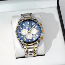 POEDAGAR Luxury Brand Men Watch Waterproof Luminous Stainless Steel Men's Watches Chronograph Date Quartz Business Watch For Man