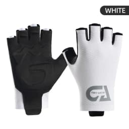 Cycling Gloves Shockproof Bike Half Finger Gloves Breathable Anti-shock Bike Short Gloves Summer High Elasticity Gloves