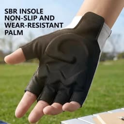 Cycling Gloves Shockproof Bike Half Finger Gloves Breathable Anti-shock Bike Short Gloves Summer High Elasticity Gloves