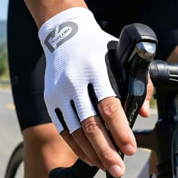 Cycling Gloves Shockproof Bike Half Finger Gloves Breathable Anti-shock Bike Short Gloves Summer High Elasticity Gloves