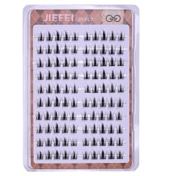 DIY Self-Adhesive Cluster Lashes 10 Rows/Box, Glue-Free Manga Style Sectioned Eyelashes Natural Look