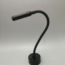 LED Flexible Hose Wall Lamp 1W 3W Book Reading Study Bedside Light Hotel Headboard Flexible Gooseneck Mini Spotlight With Switch