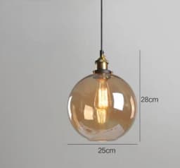Nordic American Style Country Simple Industrial Vintage Glass Chandelier Creative Living Room Restaurant Bar Light Fixture