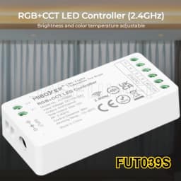 Miboxer 2.4GHz FUT035S FUT036S FUT037S FUT038S FUT039S LED Controller Dimmer For Single/Dual Color RGB+CCT RGB RGBW Strip Light