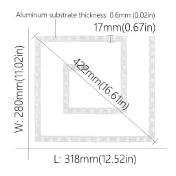 40W LED Panel Lights SMD Module Lamp Energy Saving AC220V Square Ceiling Lamp Board Replace Light Source Convenient Installation